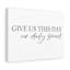 Give Us This Day - Wrapped Canvas Print-1322903205
