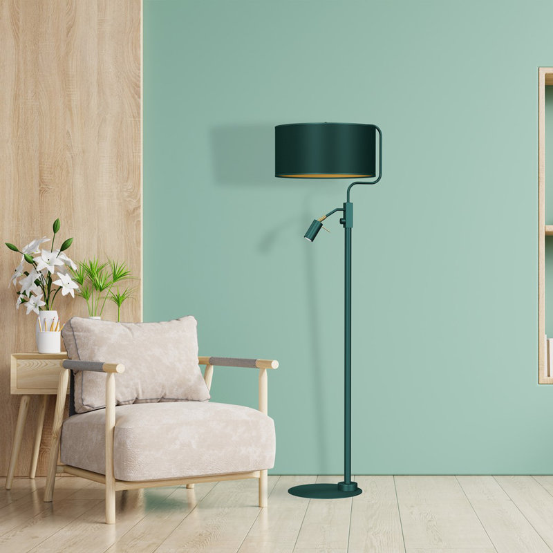 Hawger 160cm Green Reading Floor Lamp