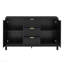 Console latérale, conception ondulée, 3 tablettes, 3 tiroirs pour étude - standard-129912142-129912138-129912143