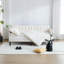 Lit de jour rembourré, design moderne somptueux