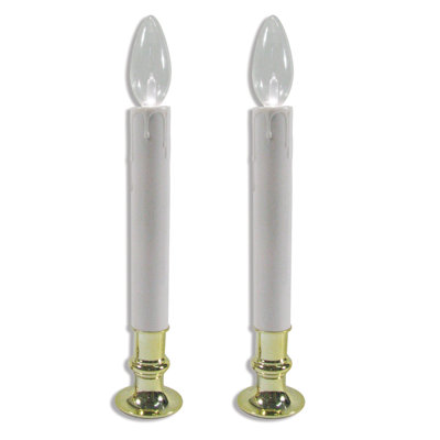 2 Ct Battery Operated Tiffany LED Candle