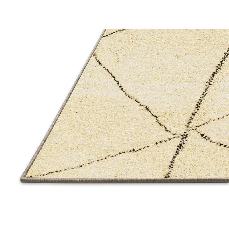 Tapis abstrait moderne 2952, Rectangle de 5 pi x 8 pi