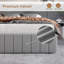 Lit plateforme tapissier avec 4 tiroirs verrouillables Modern-232396331-232396320