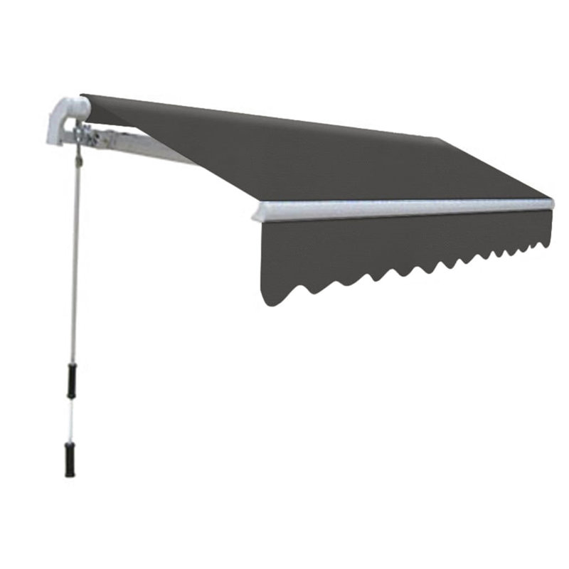 Dakota Fields Retractable Patio Awning, Anthracite