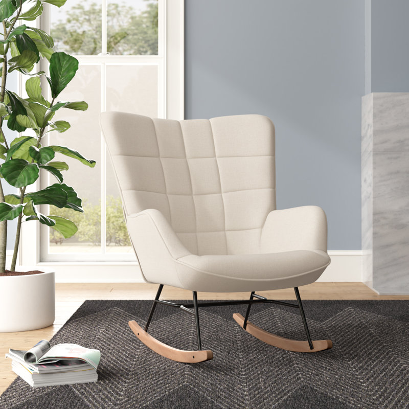 Adamo Rocking Chair, Beige
