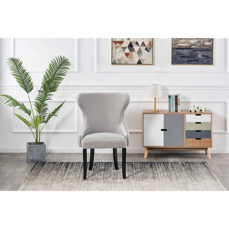 Bootle 4 Person Dining set - a Rectangular Wooden Dining Table with Metal Legs and a Set of 4 Quilted Velvet Dining Chairs for Dining Room - Modern Dining Table Set