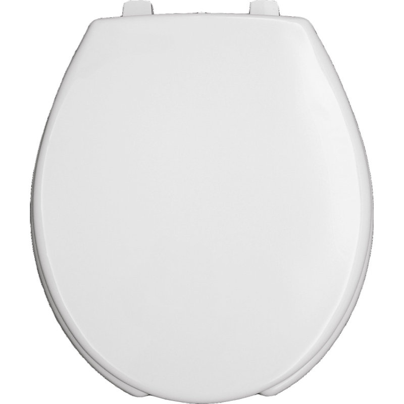 Siège de toilette rond en plastique