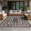 Tapis intérieur / extérieur noir et beige Amanda-522793215