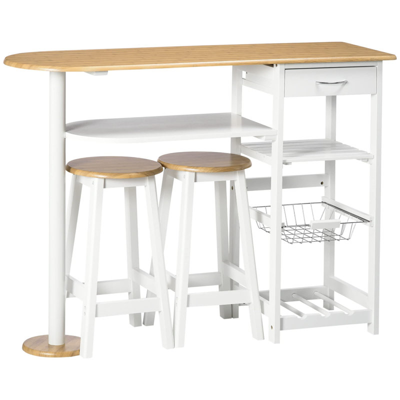 Bukovice 2 - Person Steel Dining Set
