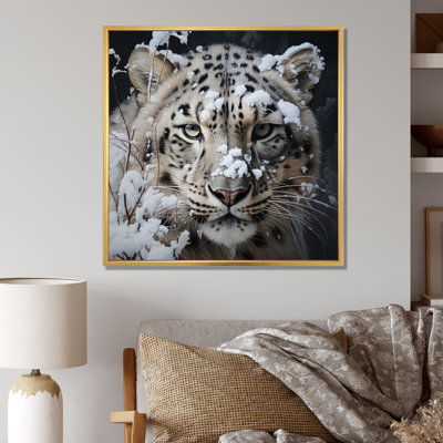 Tigre blanc en hiver IV - impression