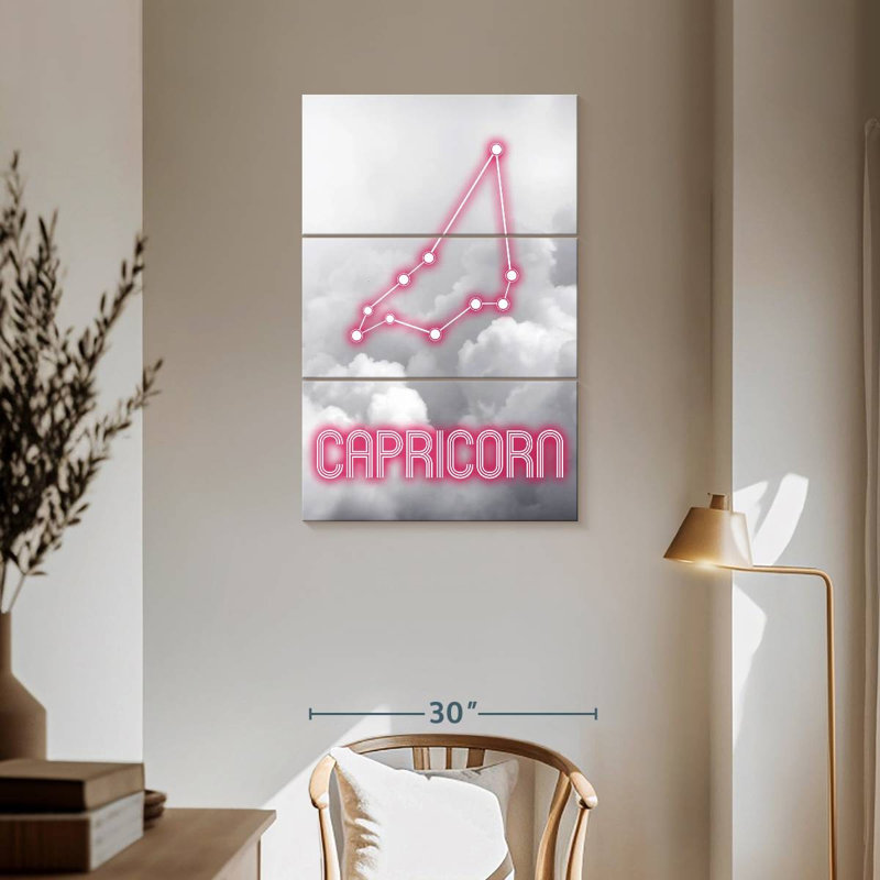Adella Capricorn Constellation, 57" H x 36" W