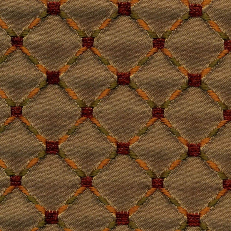 Tissu howard Wesco Gentry, Rouge doré
