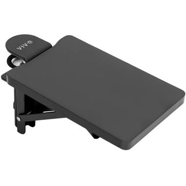 vivo Black Clamp-On 6 x 9 inch Desk Extension Armrest Tray for Wrist Support