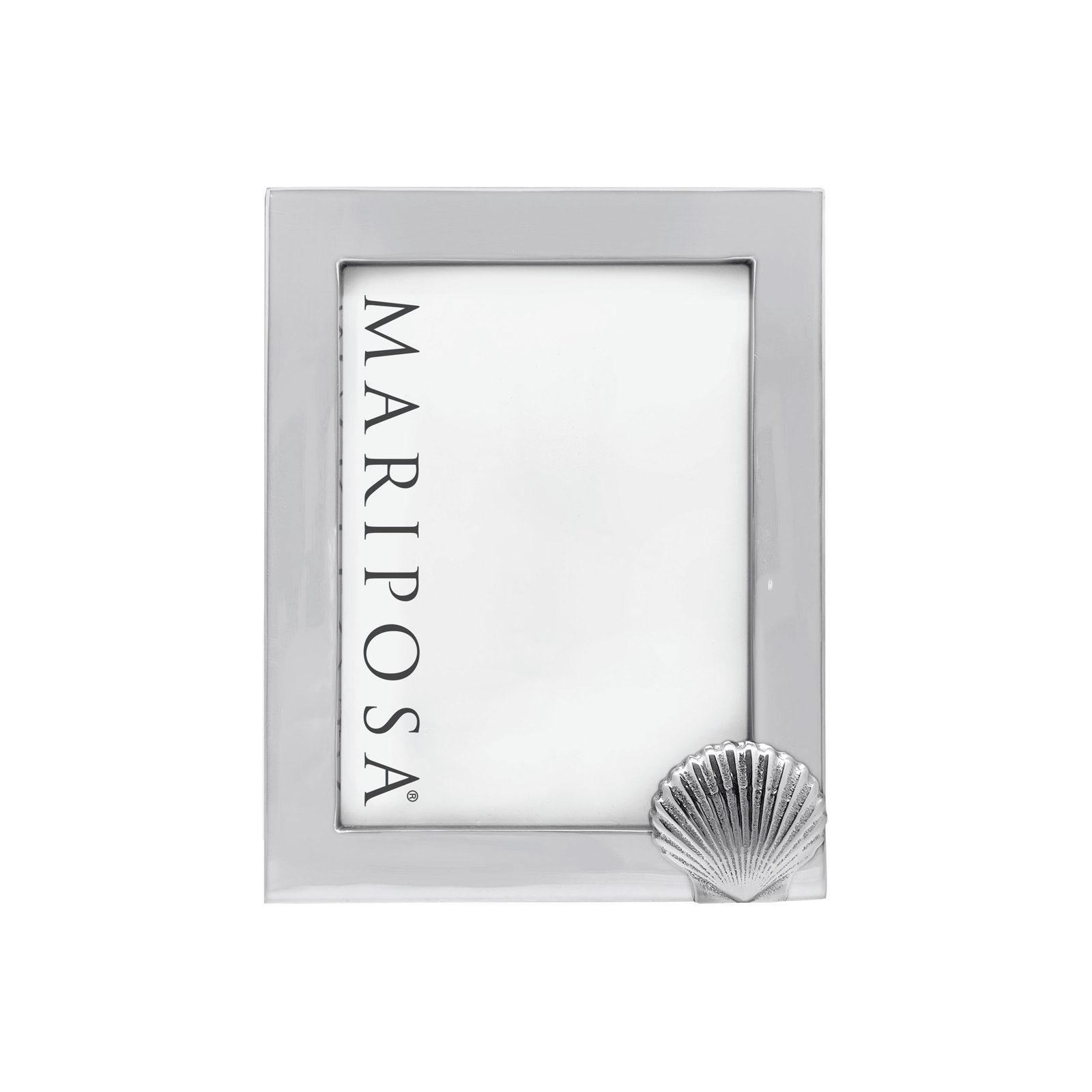 Seaside Silver Metal Picture Frame