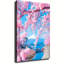 Affiche de plage de cerisier en fleurs rose-129132345
