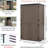 50 in. W x 29 in. D x 79.53 in. H Resin Vertical Tool Shed-101674918