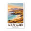 Isle Of Harris, Scotland - Golden Shores And Heather Hills Travel Poster. Giclee Print On Wrapped Canvas. Wall Art, Home Decor - Natural Landmarks, Scotland - Wrapped Canvas Print-1353933758