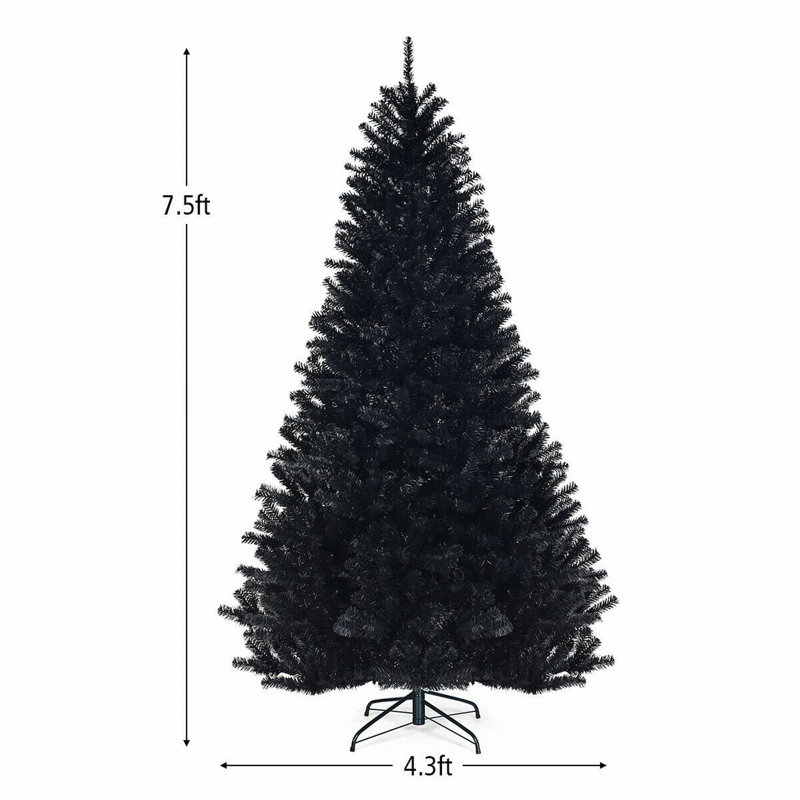 Arbre de Noël pin noir, 7.5'