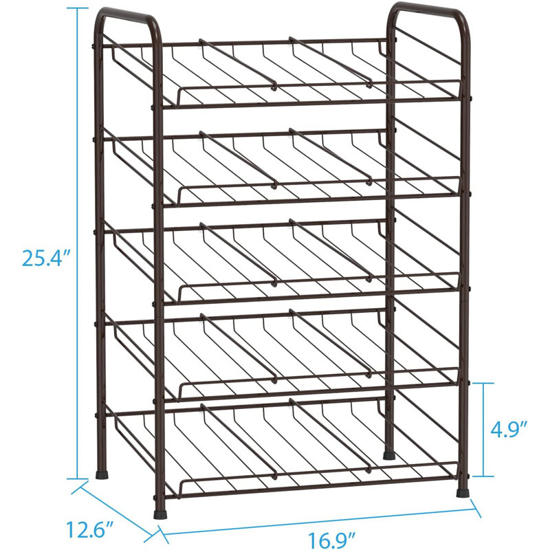 Deelip Freestanding Spice Rack, Bronze