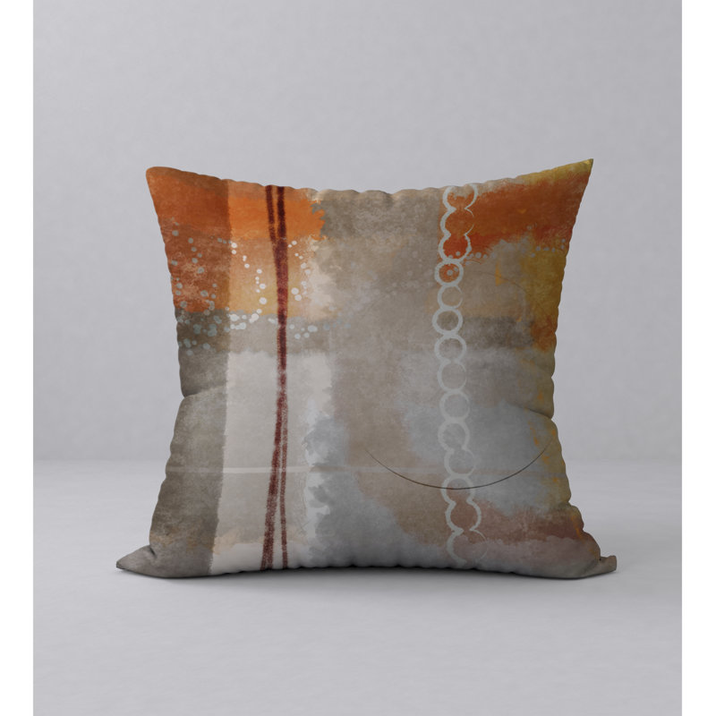 Housse de coussin carré « Peak magnifies it »/insert, 24" X 24"