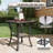 3 Piece Wicker Patio Furniture Set, Classis Outdoor Conversation Armrest Chairs Set With Coffee Table-568785132-568785135