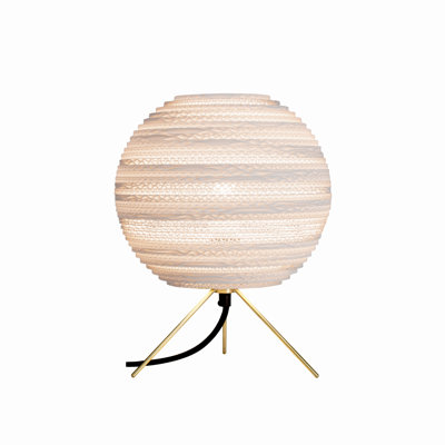 Scraplights Recycled Cardboard Table Light - Moon