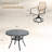 4-Person Outdoor Patio Dining Set With Swivel Rattan Chairs-1061678809