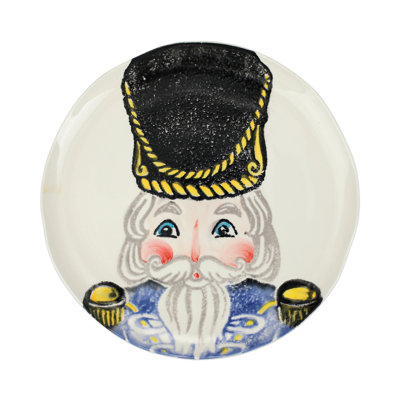 Nutcrackers Handmade Earthenware Dinner Plate