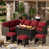 Wine Red Cushion/Brown Frame is out of stock