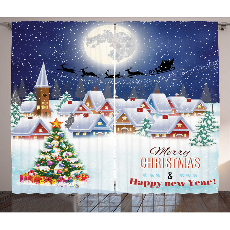 Semi-Sheer Rod Pocket Curtain Panels, 54" x 84"