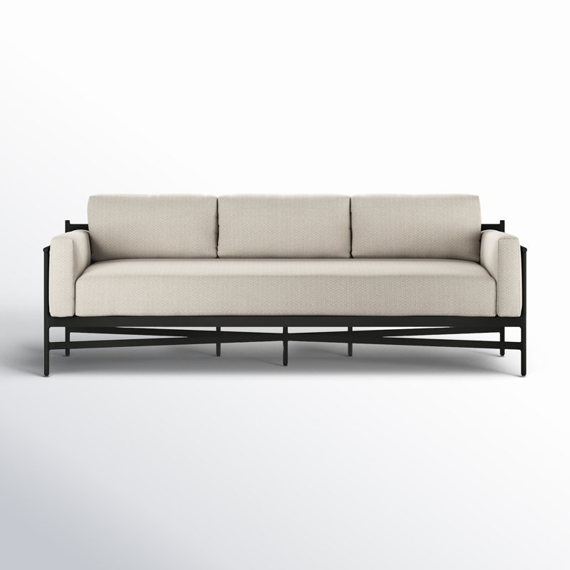 Hearst 98.5" W Outdoor Sofa, Faye Sand