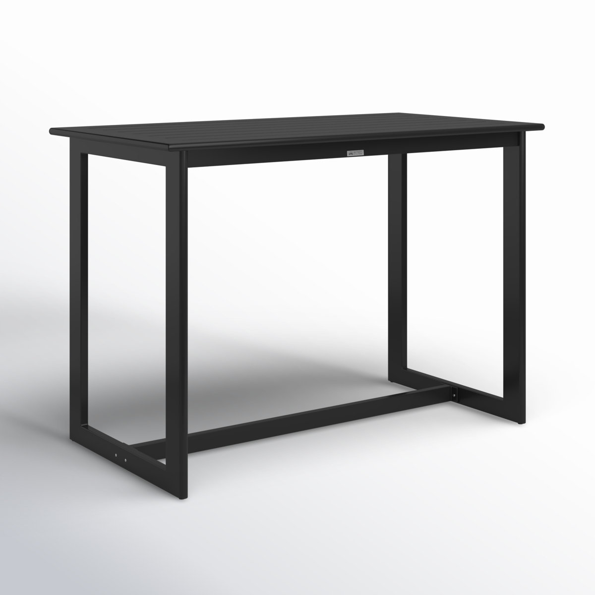 Debrah Table Joss & Main Deborah Outdoor Patio Bar Height Dining Table In Aluminum ...