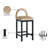 Conrad Letcher Velvet Counter Stool-379838292