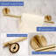 Porte-serviettes mural 15,98 po-99354133