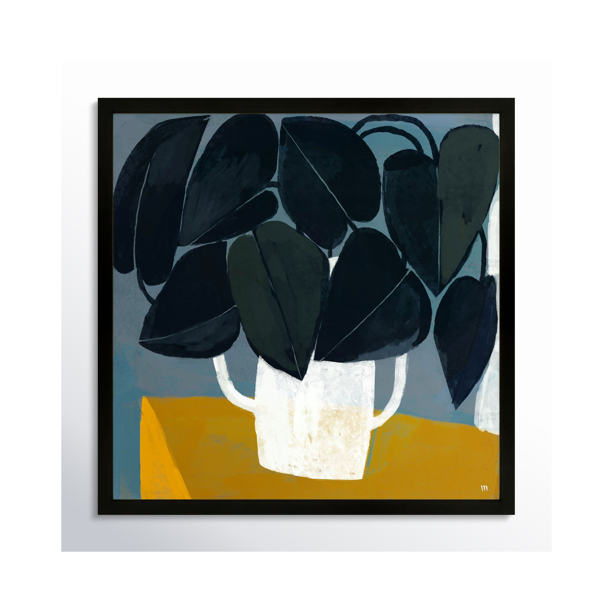 Summer Interior 1 by StudioM, Black, 24" H x 24" W x 1.25" D