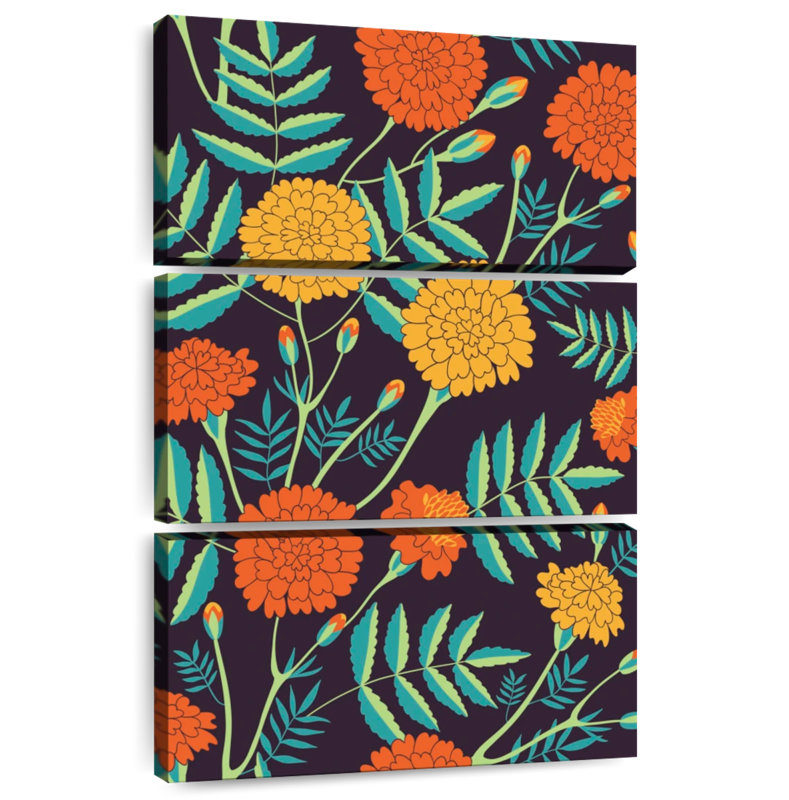 Harnek Blooming Marigolds Pattern