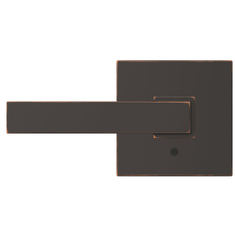 Custom Northbrook Hall-Closet and Bed-Bath Lever with Collins Trim, Aged Bronze