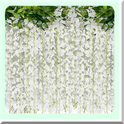 Artificial Wisteria Flowers for Decor and Weddings