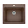 Liven Silgranit 25" L x 22" W Granite Composite Drop-In/Undermount Laundry Sink with Basket Strainer