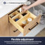 Ensemble de meuble-lavabo double 72 po avec dessus en pierre composite et miroir Cloverfield-93496105-93496106