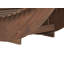 Deakin Long Acacia Single Chaise with Cushions-431637474