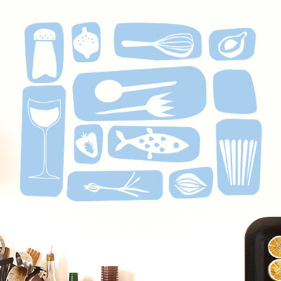 Kitchen Symbols Wall Sticker