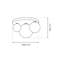 Reflex Glass Flush Mount