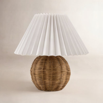 Chemise Rattan Table Lamp