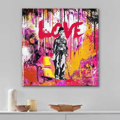 «Love Love» sur toile, art audacieux