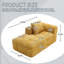 Canapé en chenille, canapé-lit modulaire minimaliste pour salon, salon et chambre à coucher-1228167107