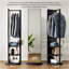 Miroir pivotant 360 ° pivotant sur 66 po x 14 po Pleine longueur avec porte-manteaux et porte-manteau avec miroir-1791191431-1791191432