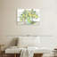 «Watercolor Lemons in Mason Jar Landscape», impression sur toile tendue 3 pièces-1314912707