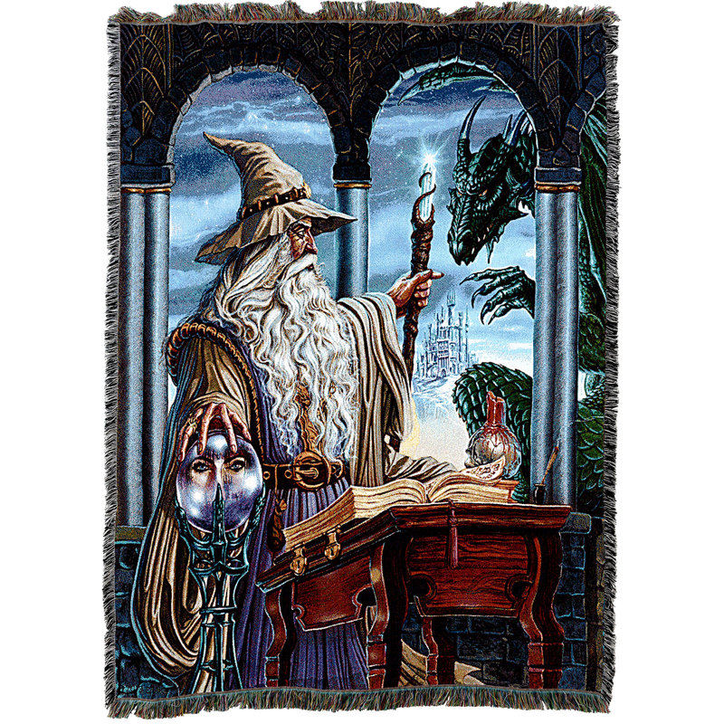 Couverture émeraude dragon Pure Country Weavers