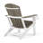 Folding Adirondack Chair, White-900684221